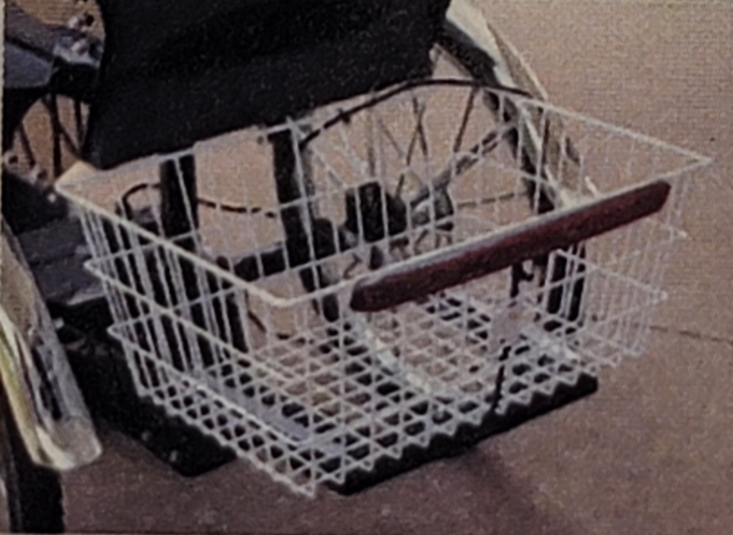 White storage basket