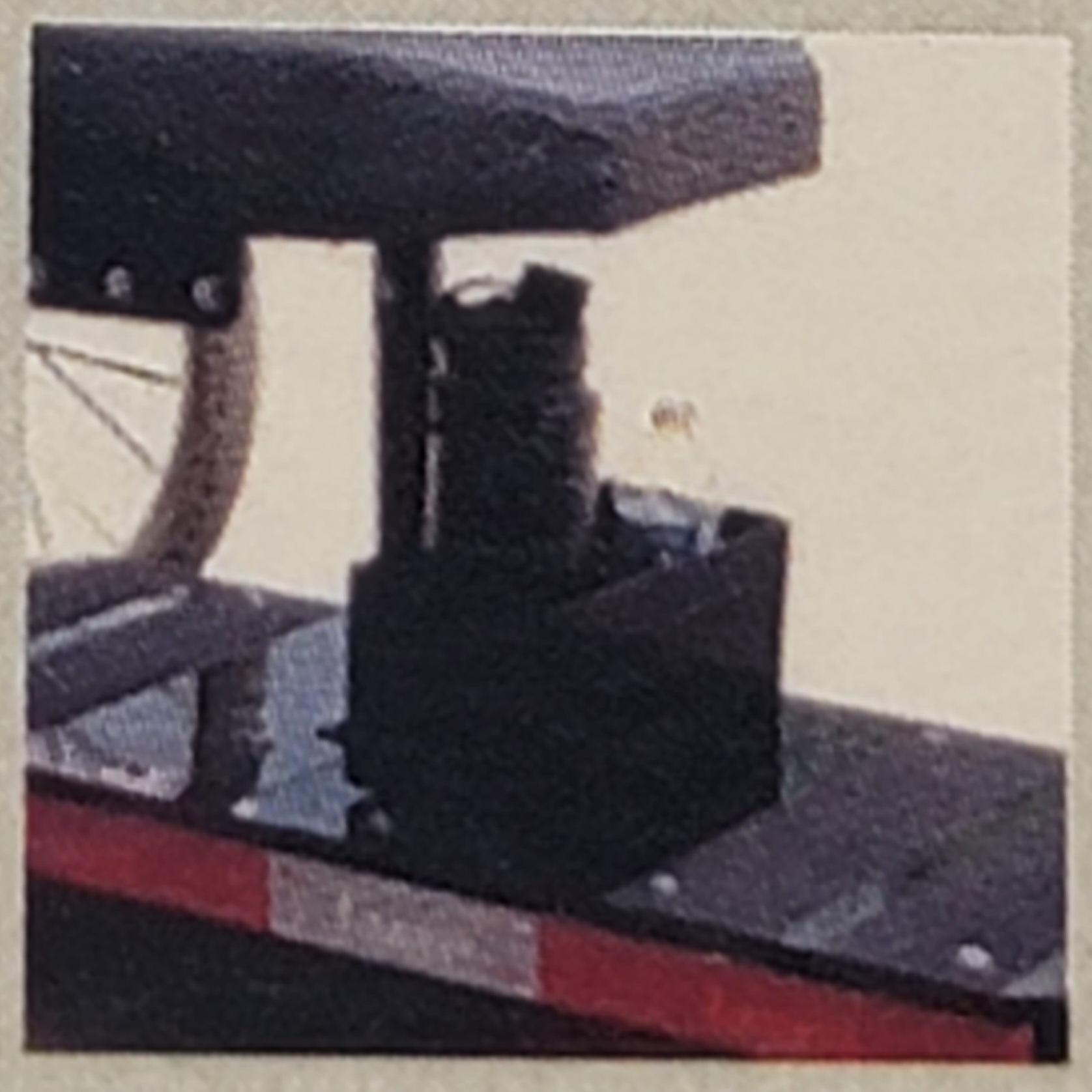 Storage cubby mounted near seat